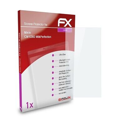 atFoliX Verre film protecteur pour Miele CM 6360 MilkPerfection 9H Hybride-Verre
