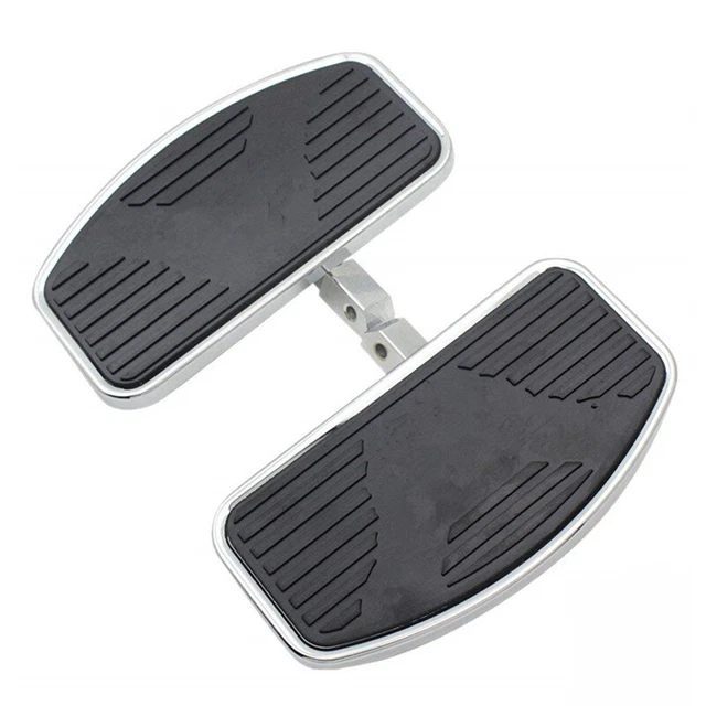 For Motorcycles Left+Right Floorboards Foot Boards Pedal Adjustable 2PCS