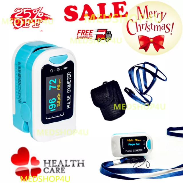 OLED  Finger Pulse Oximeter Fingertip Oxygen Monitor SPO2 PR Blood Oxygen  50Na