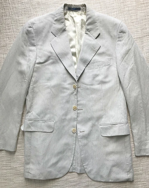 Veste Blazer En Lin Pour Homme PME LEGEND - Taille M - Couleur Marron - Occasion Très Bon état