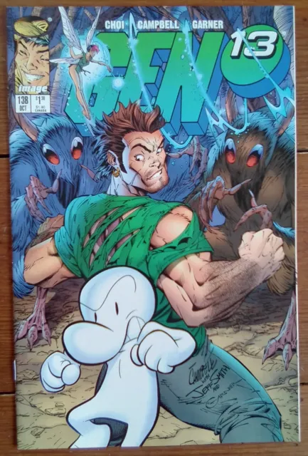 Gen13 #13B, Fone Bone, Turtles And Spawn Appear, Image Comics, Sept 1996, Vf