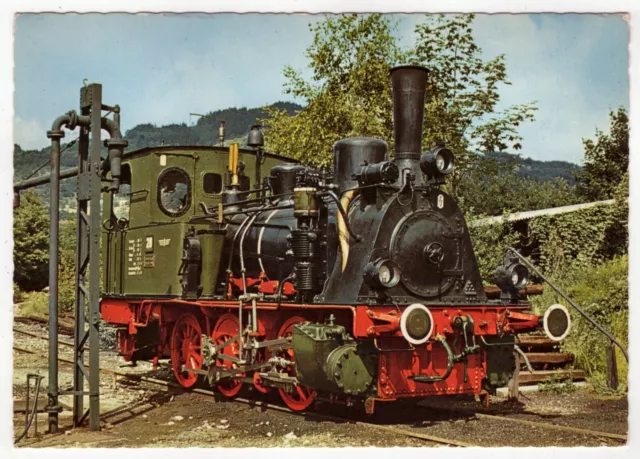 AK Eisenbahn / Lok Nr. 28 auf der Nebenbahn Achern - Ottenhöfen, Achertalbahn