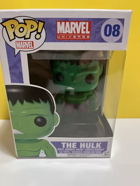 Funko Pop! The Hulk ~ Marvel Universe #08 BNIB