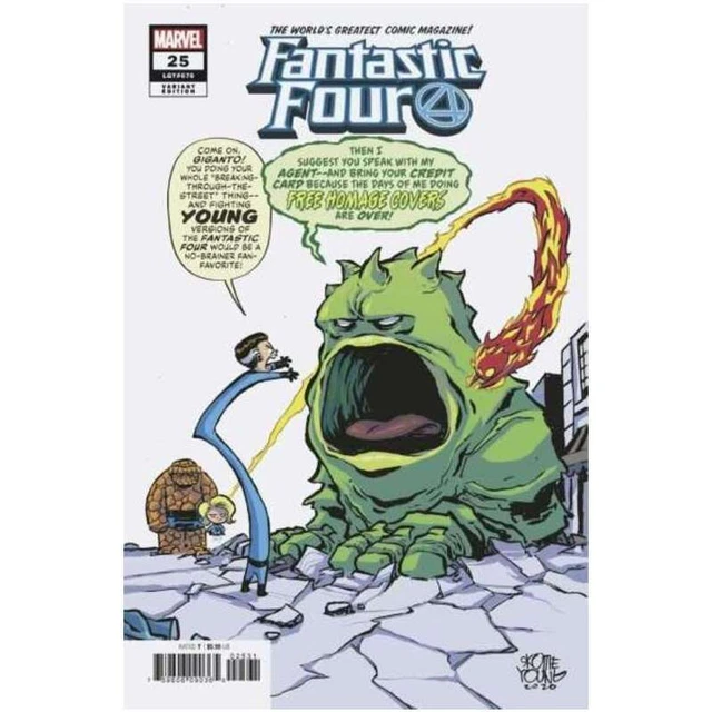 Fantastic Four (2018 series) #25 Cover 3 in NM + condition. Marvel comics [k'