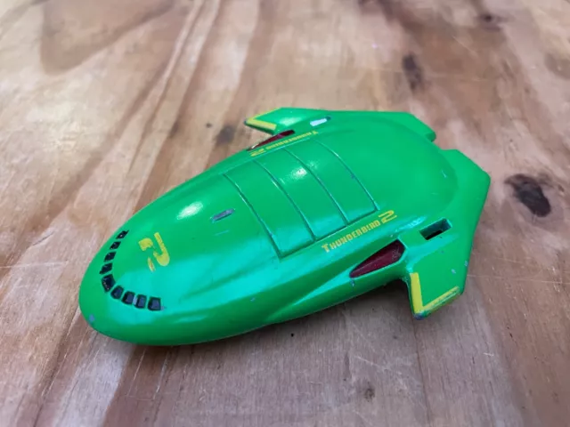 RARE Thunderbird 2 Wind Up Diecast - Missing Wheels