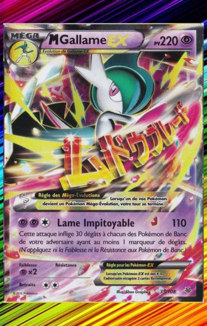 M Gallame Ex - XY6:Ciel Rugissant - 35/108 - Carte Pokemon Neuve Française