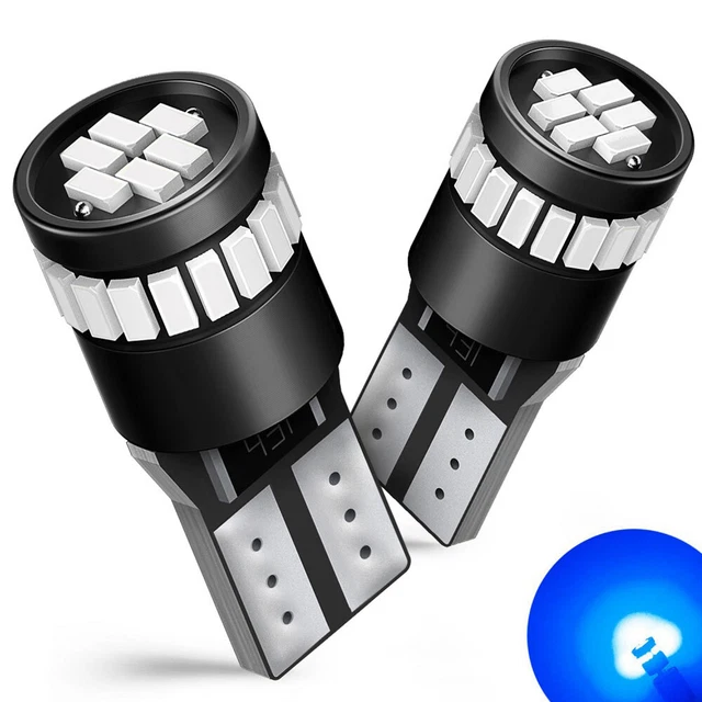 2/4Pcs 8000K BLUE T10 192 578 LED Car Interior License Plate Dome Map Light bulb