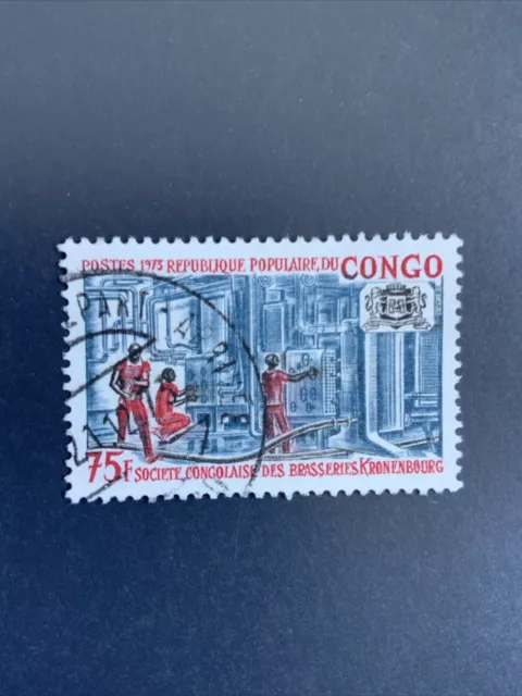 Briefmarken Kongo (Brazzaville) 1973 Mi 374, Gestempelt,Arbeitswelt-Branchen