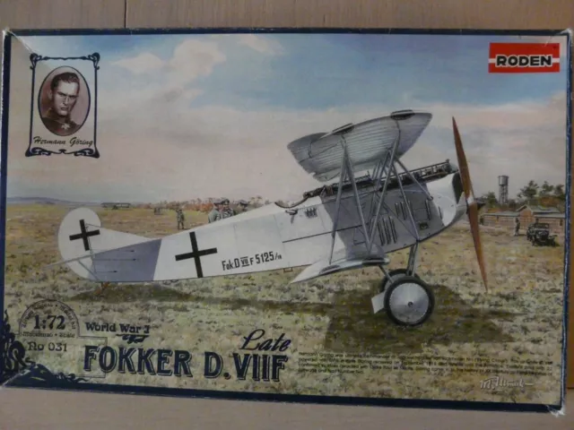 Maquette Avion 1/72 Roden Ref 031 Fokker D.VIIF late