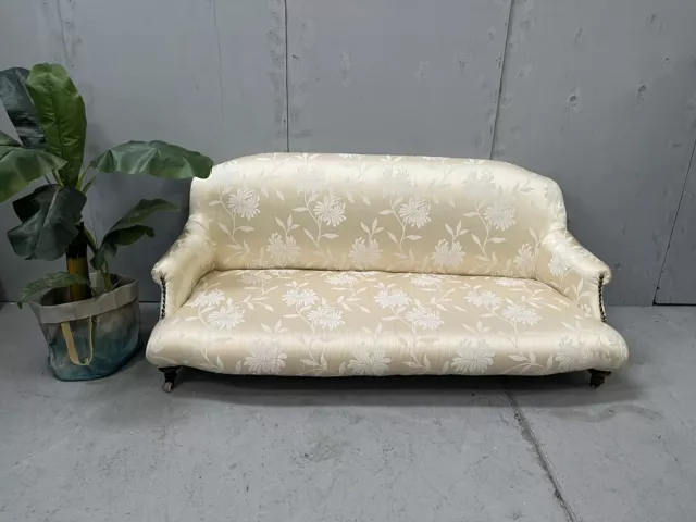Antique Victorian Two Seater Salon Sofa/low Bedroom Stool Settee *can Deliver