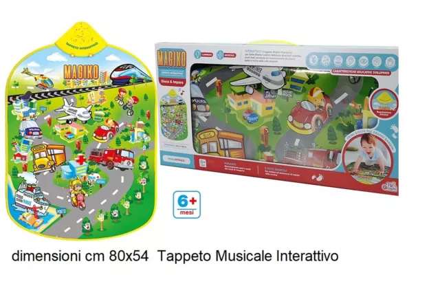 Tappeto Magico Giocattolo Bambini Interattivo Musicale con Luci Prima Infanzia