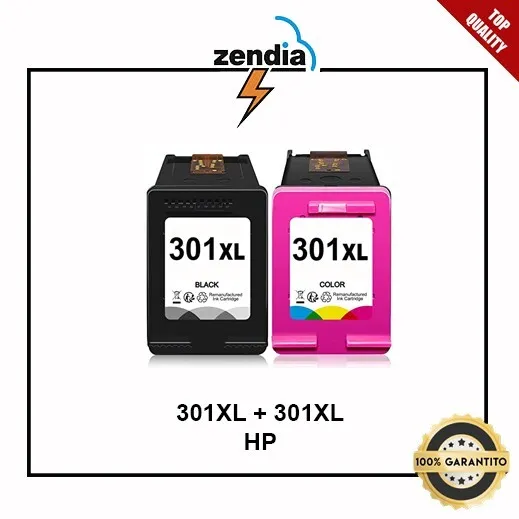 Cartucce Compatibili 301XL Nero + Colore per HP OfficeJet 2620 2622 2624 4630