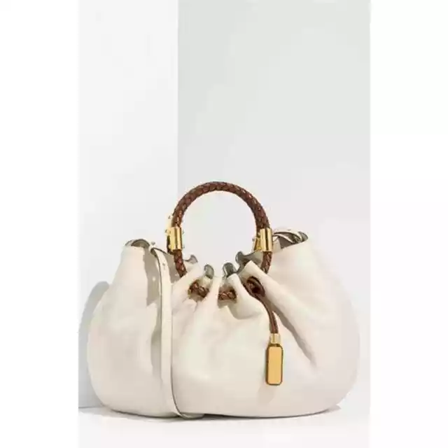 Michael Kors Collection Scorpio Ring Tote WHITE/GOLD