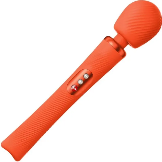 Fun Factory - Vim Wand Rumble Vibrador Recargable Silicona Naranja Envío Discret