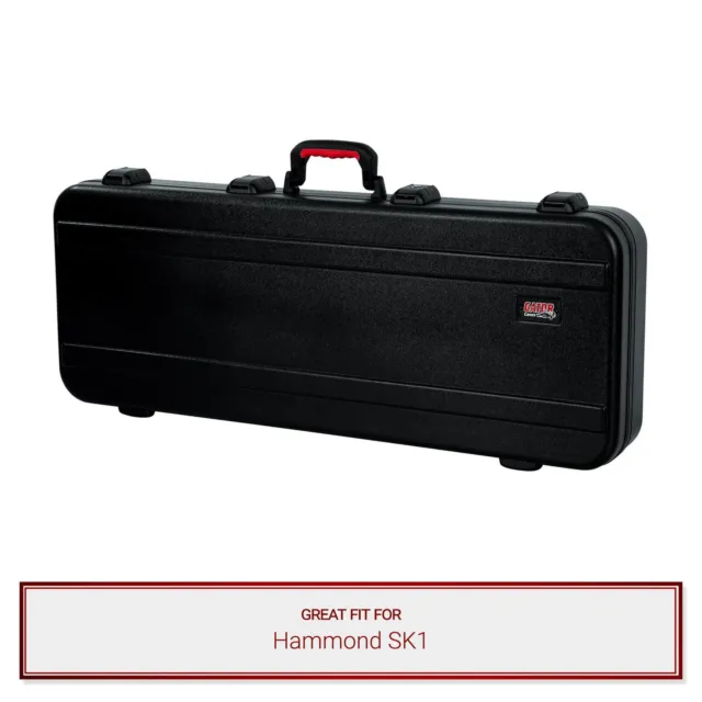 Gator ATA Molded Polyethylene 49-Key Keyboard Case fits Hammond SK1