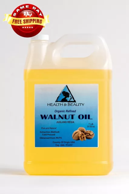 Walnut Oil Organic Carrier Cold Pressed Premium Natural Pure 7 Lb 3