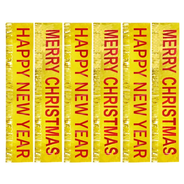 3 Sets Frohe Weihnachten Banner Frohes Neues Jahr Banner Szenenlayout Requi