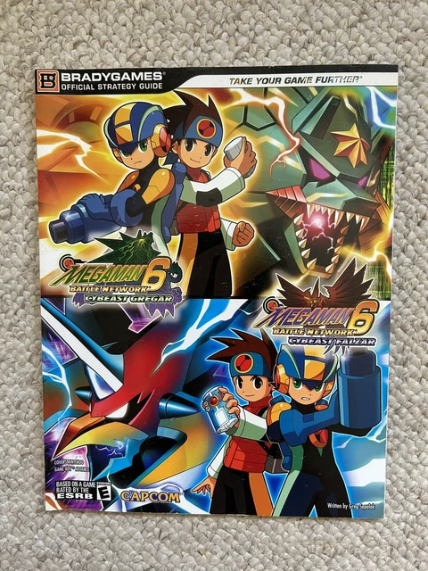 MEGA MAN BATTLE Network 6 Strategy Guide Brady Games 2006 VG+ Original ...