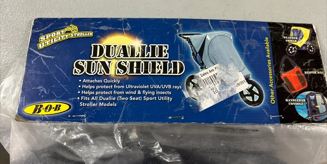 NEW Bob Weather Sun Shield for Revolution Duallie & Ironman Stroller Wind Insect