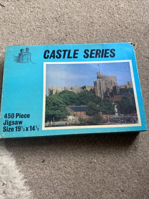 Vintage  Windsor Castle 450 piece jigsaw BOXED