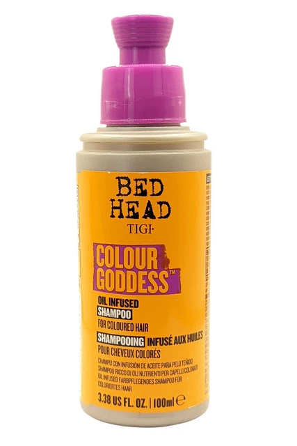 Tigi Bedhead Colour Goddess Champú Aceite Infusión 100ml para Pelo Teñido