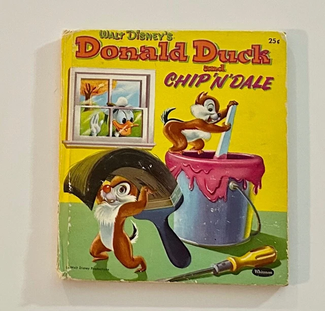 VINTAGE Walt Disney's Donald Duck and Chip 'N' Dale 1954 HC