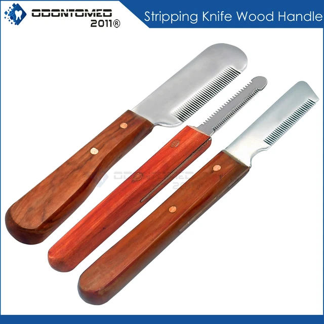 Choose 1_PET GROOMING STRIPPING KNIFE COMB HAIR CAT DOG/Coarse,Medium,Fine,Super