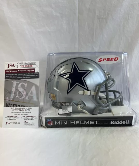 Stephon Gilmore Dallas Cowboys Signed Autographed Mini Helmet JSA & PIA COA