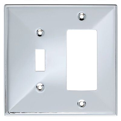 Franklin Brass 135880 Chrome Beverly Single Switch / GFCI Cover Plate