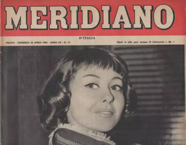 Meridiano D'italia Anno Xv N. 17 29 Aprile 1960