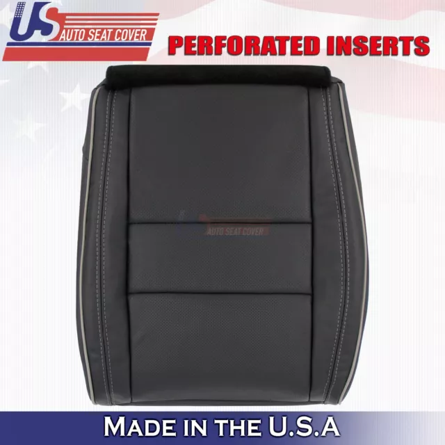 2011 to 2014 For Jeep Grand Cherokee Overland Driver Bottom Leather Cover Black