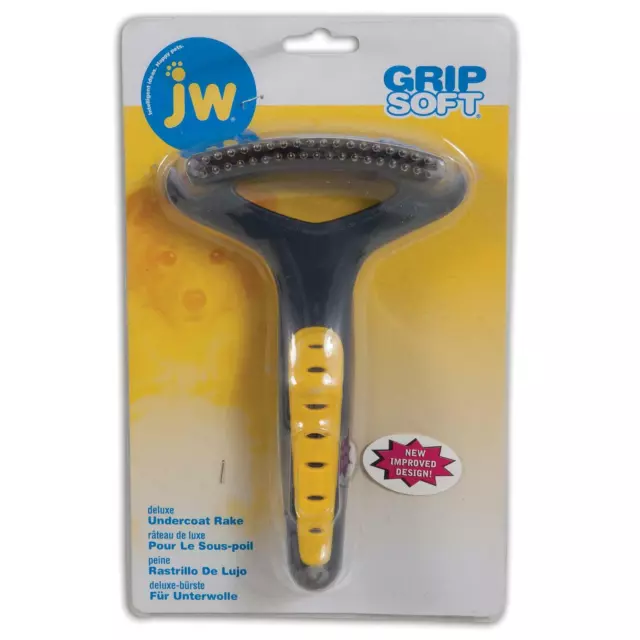 Gripsoft Double Row Undercoat Rake  Dog Pet Grooming