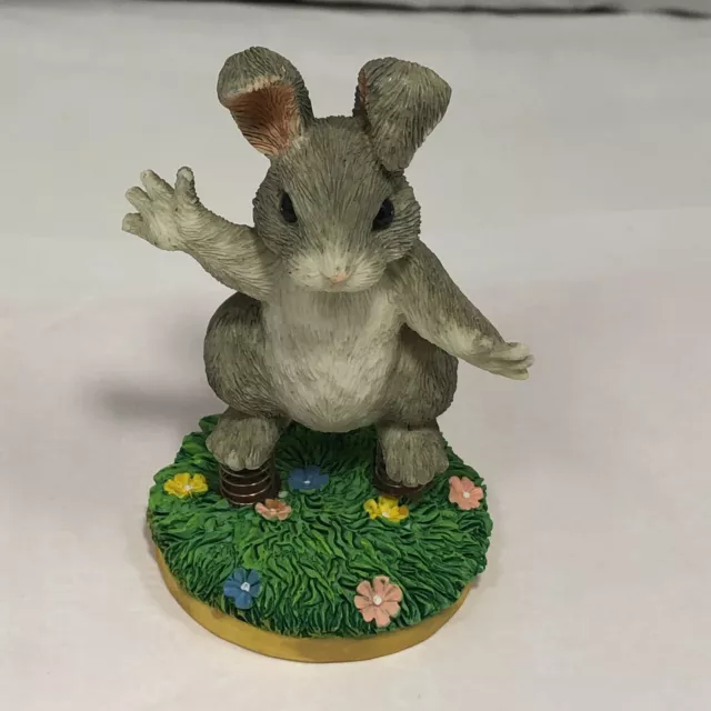 Charming Tails -Silvestri  "Hoppity Hop" Handcrafted Figurine
