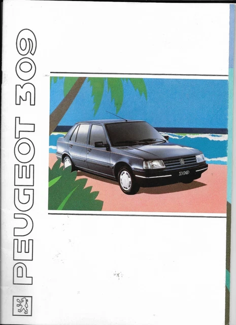 Prospekt Peugeot 205 - 1991 - Brochure Auto Allemande MOT - Très Bon état