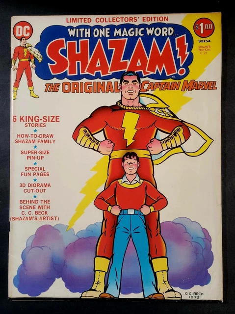 Shazam - Limited Collectors Edition (C- 21) Dc 1973 Treasury Sized Vf