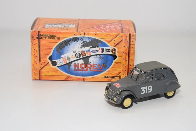 A62 1:43 21 Collection Norev Citroen 2Cv 2 Cv Rallye Rallye Monte Carlo 1954 Mib