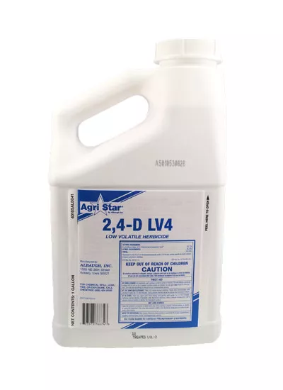 2,4-D Ester (Weedone LV4) Broadleaf Weed Killer Herbicide - 1 Gallon
