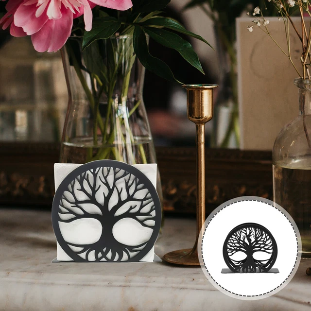 SUPERDANT Porte-Serviette De Table Gecko En Fer Ajouré - Distributeur Serviettes Décoratif Pour Cuisine Et Extérieur
