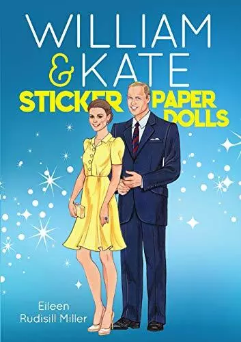 William & Kate Sticker Paper Dolls (Little Activity Books) by Miller, Eileen, NE