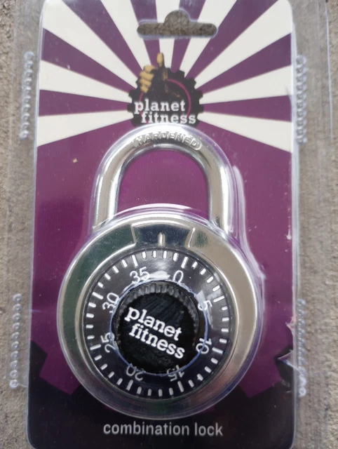 Planet Fitness Combination Padlock Dial