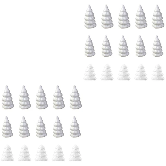 2x Weihnachten Dekoration Ornament Polystyrol Kugeln Weiß Styropor Kugeln Weiß