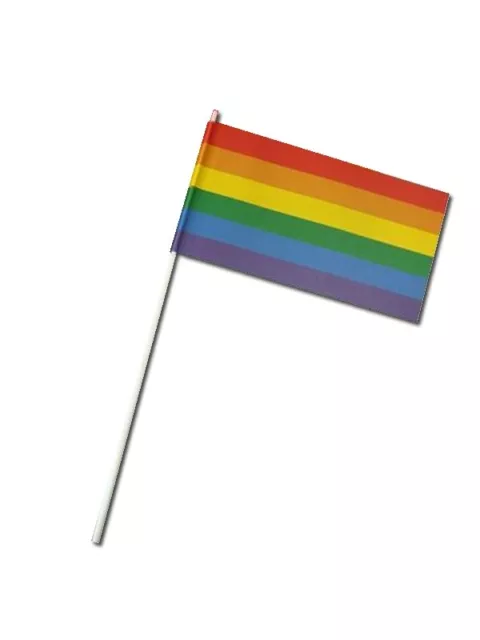 Regenbogen Rainbow Pride Papierflagge Flagge Fahne GAY Schwul/Lesbisch LGBT