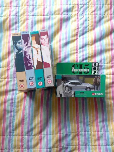 The Proffessionals Dvd Full Series And Corgi Diecast Car