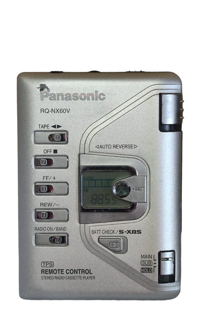 カセットウォークマンPanasonic RQ-SX60V「整備済み、完動超美品」 カセットウォークマンPanasonic RQ-SX60V「整備済み、完動超美品」 極
