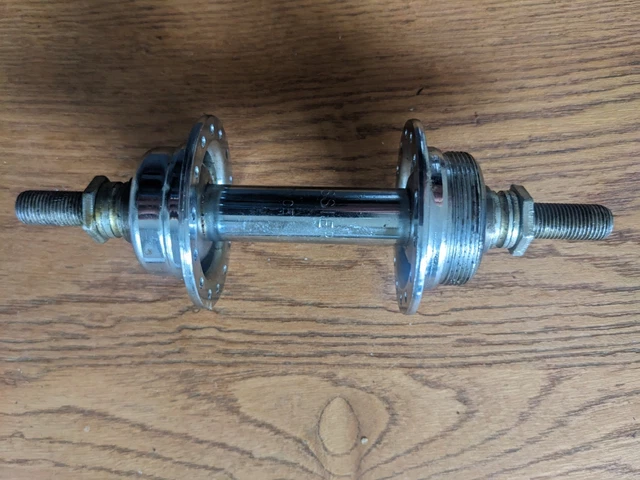 Paire de moyeux PELISSIER avant/arrière vintage bike 36H 34.7x100 D4
