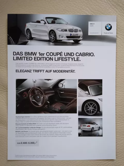 BMW 1er E87 Zubehör MJ 2005 - Prospekt Brochure + Preisliste