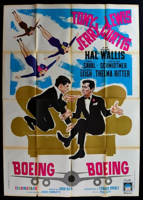 M198 Manifesto 4F Boeing Tony Curtis Jerry Lewis Thelma Ritter Dany Saval