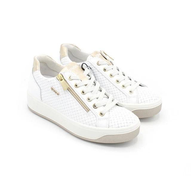 Igi & Co Chaussures pour Femmes Et en Cuir Baskets Été Compensées Interne 3