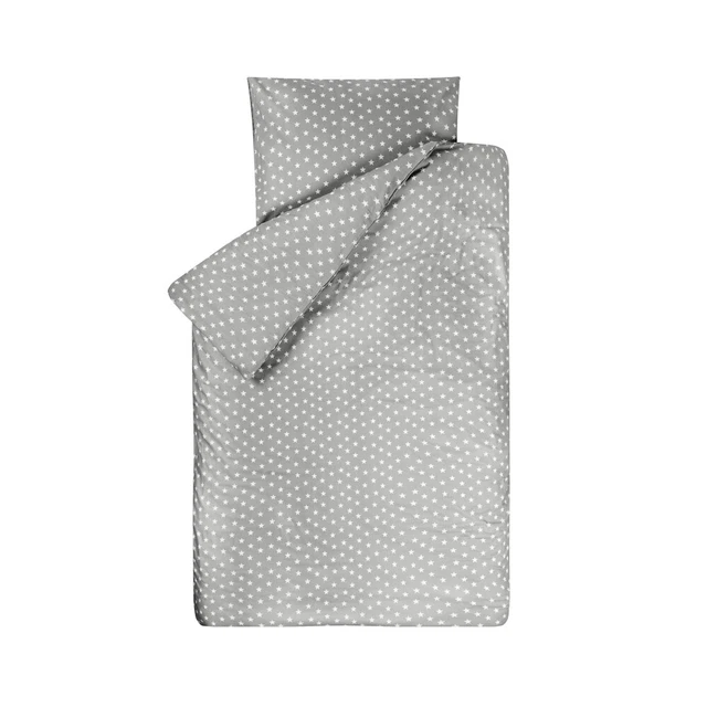Ropa de cama infantil Bink estrellas gris 100 x 135