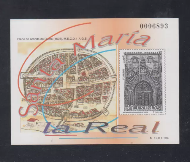 España (2000) Spain Nuevo Mnh Spanien Espagne - Prueba Edifil 73 Aranda De Duero